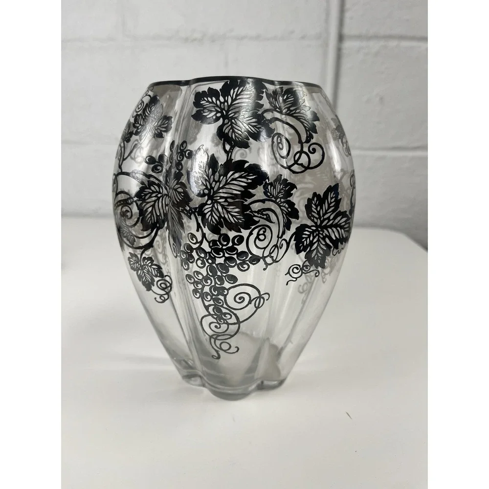 Fostoria sterling overlay